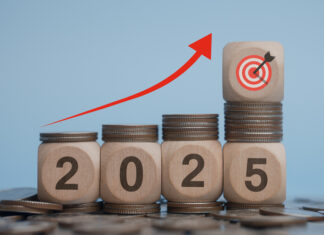 Business budget planning and investment growth for 2025