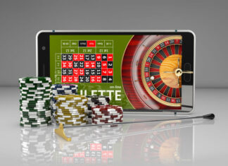 Online Internet casino app, roulette with chips