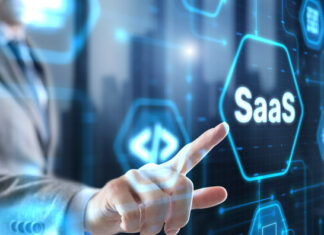 Why SaaS Banking Platforms Are the Future of Scalable, Secure Banking Solutions SaaS software as a service with hand pressing a button