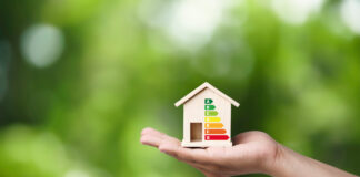 Digital Twins: Revolutionising Energy Performance in Real Estate House energy efficiency, energy efficient rating class concept, eco home renovation save cost.