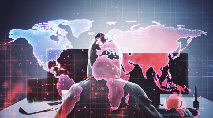 cyber security and global hacking threat