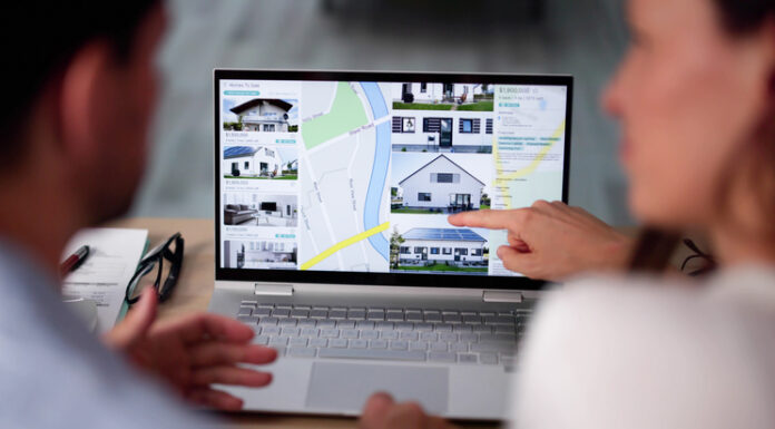 Does Buying Real Estate Online be a Good Idea? Family Searching Real Estate Online On Laptop
