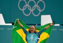 How Digital Technologies Drove Values for the Olympic Games Paris-France, August 5, 2024, artistic gymnastics. Rebeca Andrade wins gold medal at the Paris Games.