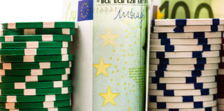 Gambling on Success: Challenges Facing the European Gambling Sector Poker casino chips and money close up
