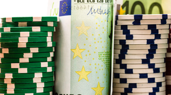 Gambling on Success: Challenges Facing the European Gambling Sector Poker casino chips and money close up