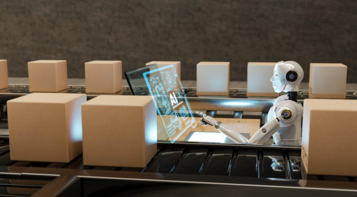 AI Technology CHAT to people help to touch touching UI screen interface point to the point that needs to corrected New technology in IOT business industry AI