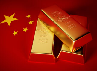 golden bricks with china