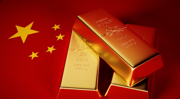 golden bricks with china