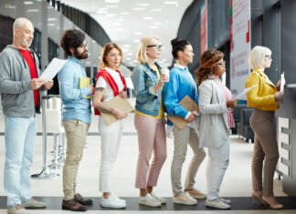 “Your Call is Important to Us”: The Business Psychology of Queuing Queue of people