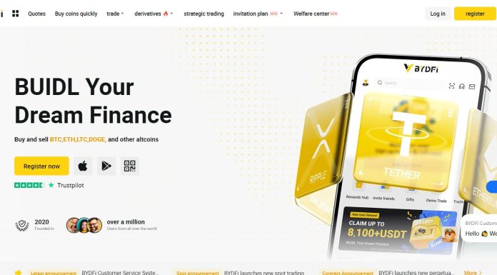 A Guide to BYDFi Cryptocurrency Trading BUIDL YOur Dream Finance