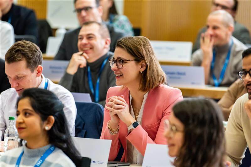 Business Executive Education - Female student being highlighted