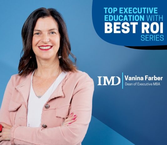 Business Executive Education: The New Flexible IMD EMBA Vanina Farber Top Executive Education BEST ROI5