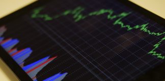 How the Casino Industry Reflects and Influences Changes in a National Economy Blue and red black chart illustration/casino industry