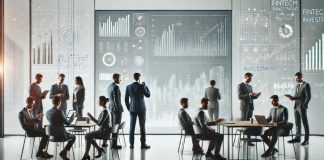 Why VCs Should Bet Big on Solvent.Life’s Fintech Revolution Business professionals analyzing fintech and investment data screens