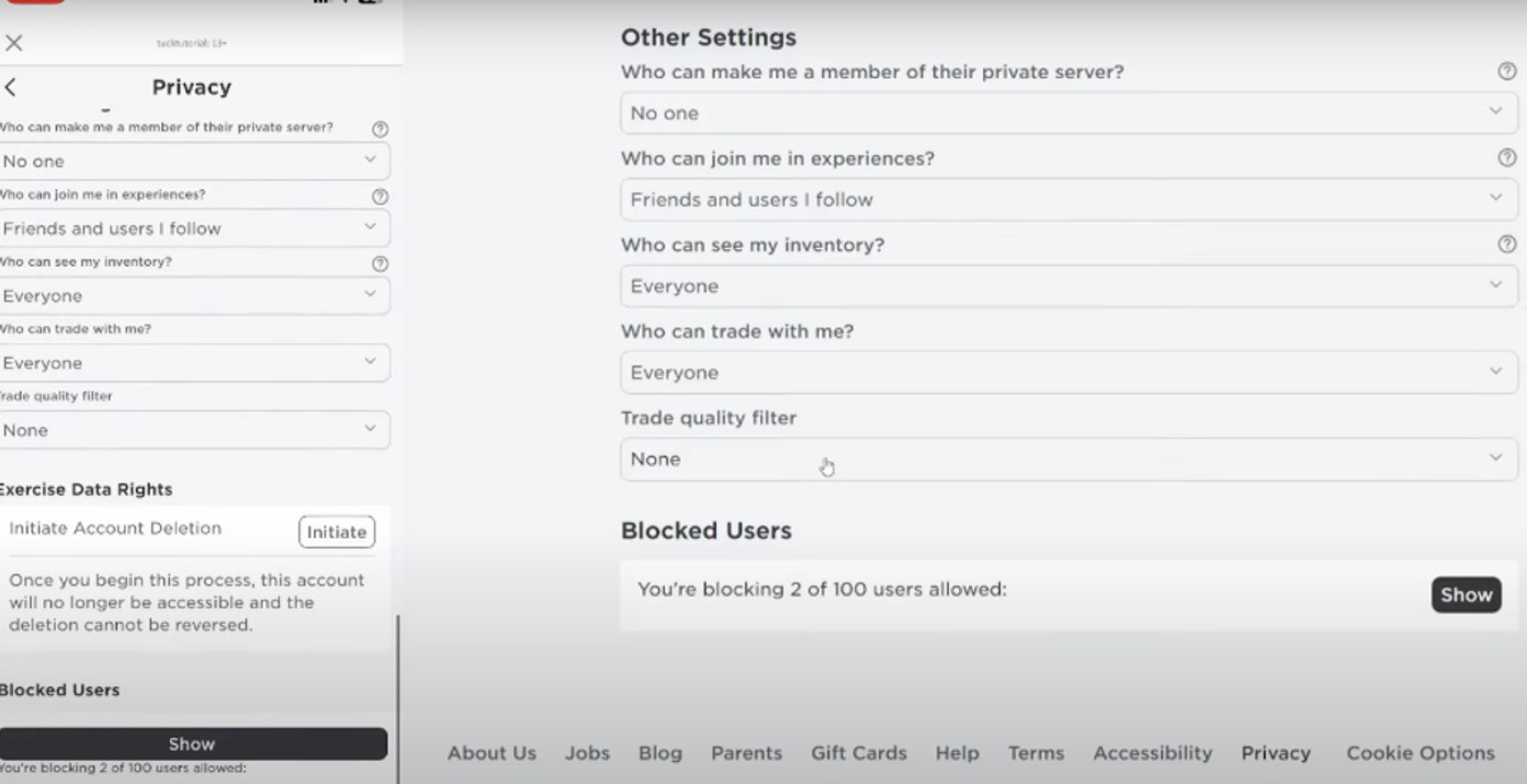 How to Unblock Someone on Roblox