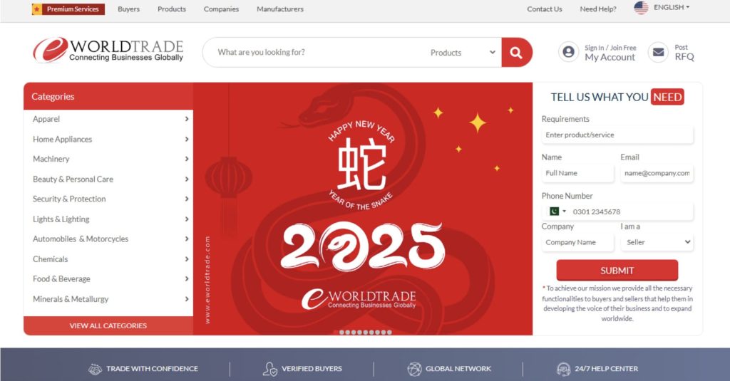 eWorldTrade connecting business globally