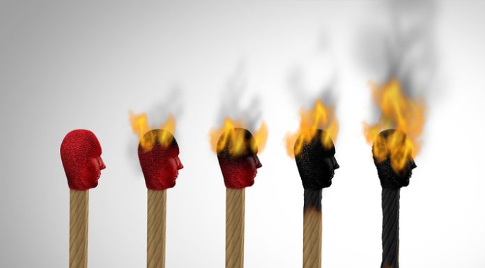 Supporting Crisis Teams and Countering Burnout: A Strategic Essential Row of burnt matches, one has survived and kept its red head,