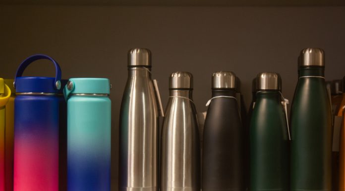 Stay Hydrated in Style: The Benefits of Branded Water Bottles for Your Business Several ecofriendly reusable brand/water bottles placed on a shelf