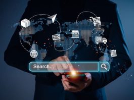 Digital modern online shopping and e-commerce