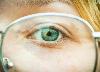 How Eye Care Brands Are Making Ocular Wellness More Convenient Close-up photography of eye with glasses