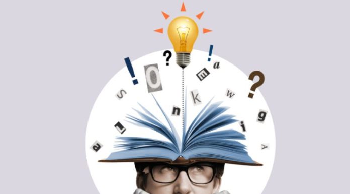 innovation concept of a new idea.