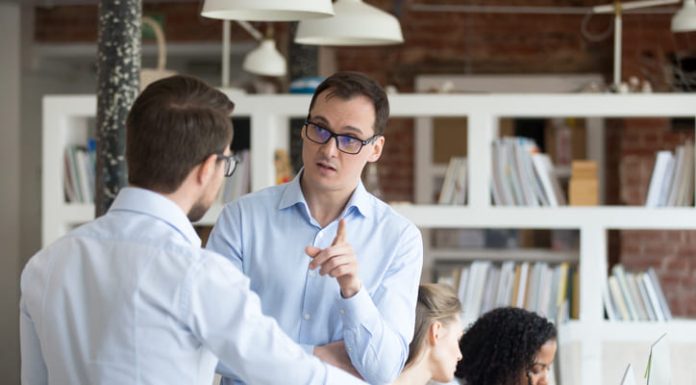 How to Manage Challenging Colleagues Colleagues arguing in the workplace