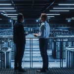 Data Center IT Specialist and e-Business Enrepreneur Talk, Use Laptop.