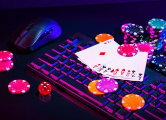 Bonus - poker chipsand playing cards