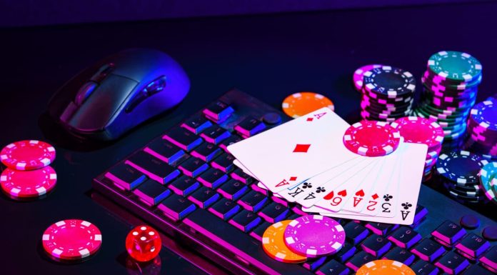 Bonus - poker chipsand playing cards