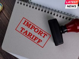 Red Handle Rubber Stamper and Import Tariff