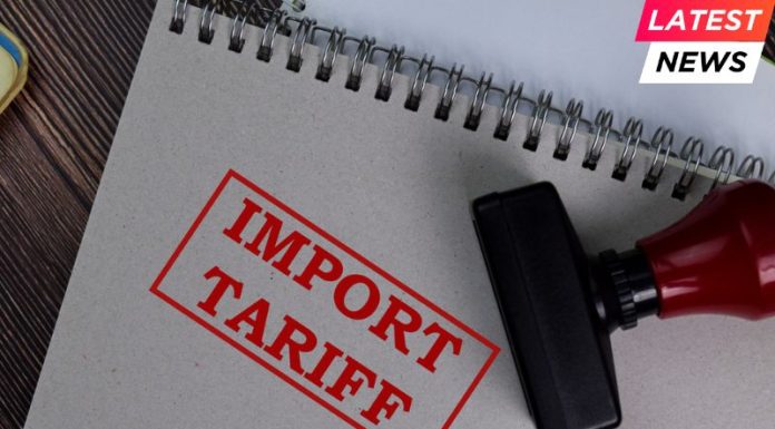 Red Handle Rubber Stamper and Import Tariff