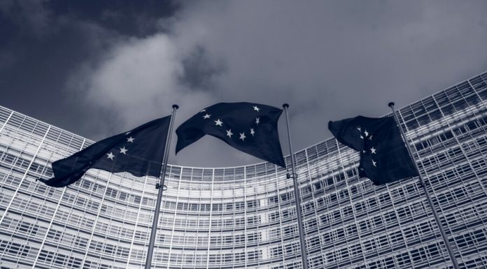 ‘Huaweigate’ Underscores EU Transparency Woes Enabling Noxious Corporate Influence Flags of the European Union in front of the EU-commission building "Berlaymont" in Brussels, Belgium