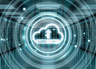 Why Cloud Cost Optimization Is the New Top Priority for Enterprises Cloud cost icon downloading datas and informations in server room center