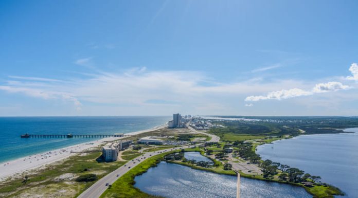 Paradise view in Shores, Alabama