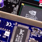 AI - NVIDIA GeForce chip and printed circuit board PCB