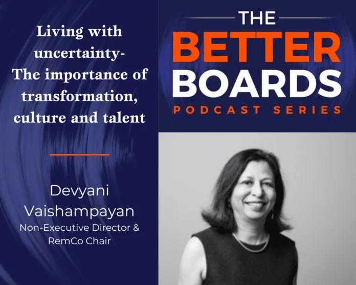 BetterBoards LinkedIn Devyani Vaishampayan (1) (1) BetterBoards Devyani Vaishampayan on Living with Uncertainty - The Importance of Transformation, Culture, and Talent