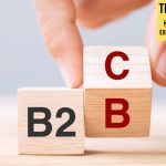What Is the Difference Between B2B and B2C? Hand change wooden cube block from B2C to B2B. E Commerce, marketing and strategy