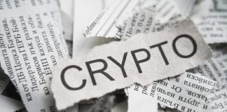 Crypto on newspaper