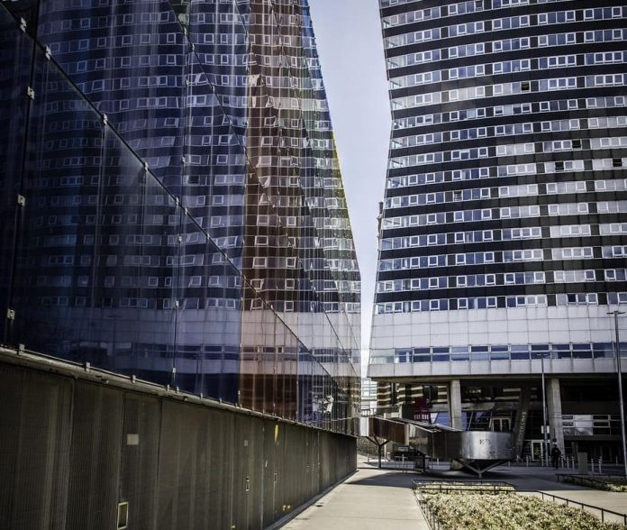 Architecture building in Vienna, Austria