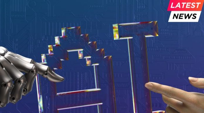 ChatGPT Faces Service Disruptions Following Partial Outage Robot and human hands are touching AI transparent letters