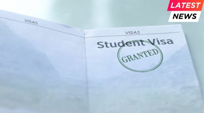 Indian Students Face Uncertainty as US Stops Visa Appointments Student visa granted, seal stamped in passport, customs office, travelling