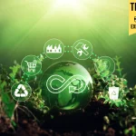 What Is the Circular Economy? A Business Model for Sustainability Circular economy concept. Sharing, reusing,repairing,renovating and recycling existing materials and products as much possible.