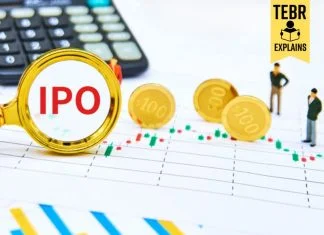 The magnifying glass on the desktop says IPO