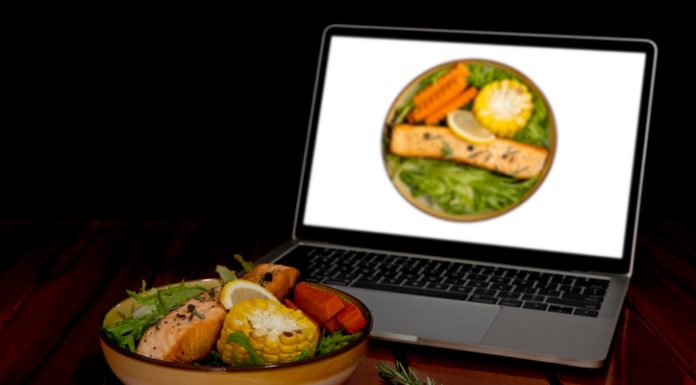 How a Chilean Seafood Brand Looks Better than Before with Generative AI Seafood brand editing on computer