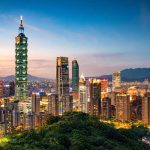 City of Taipei at night