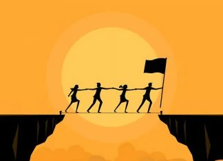The Performance Equation: How Great Leaders Coach Teams to Excellence team-ladder with flag (1)