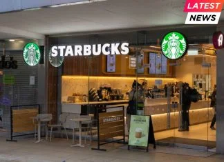 Starbucks Orders Corporate Staff Back to Office Four Days a Week Exterior of Starbucks Coffee