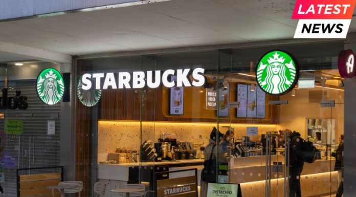 Exterior of Starbucks Coffee