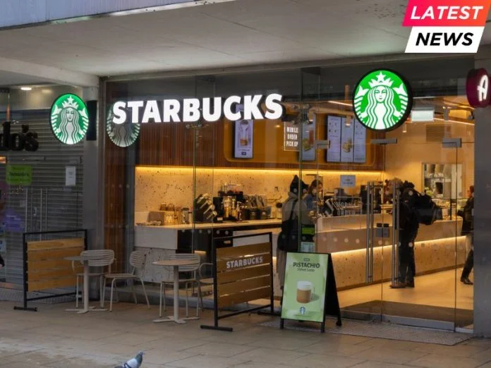 Exterior of Starbucks Coffee