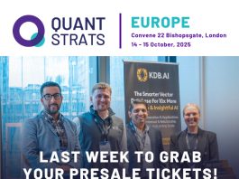 Last Chance to Join 600+ Quant Leaders in London